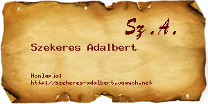 Szekeres Adalbert névjegykártya